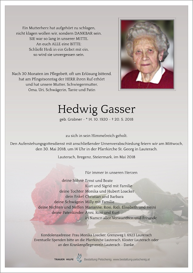 Hedwig Gasser